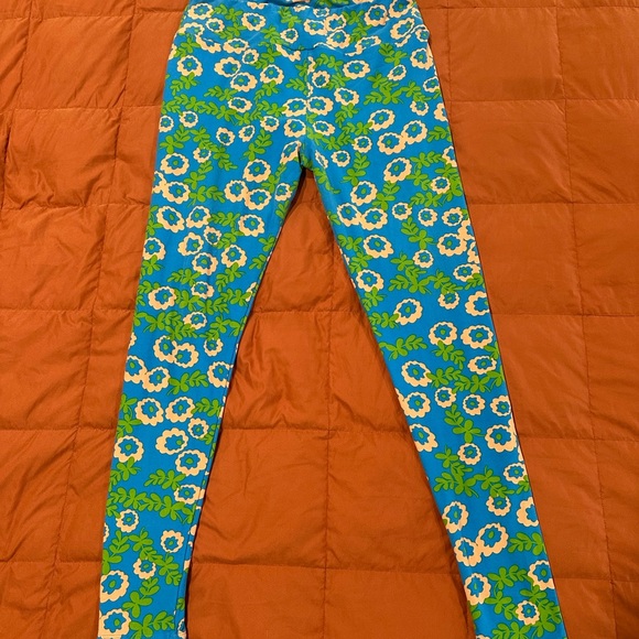 💛2/$25! LuLaRoe floral Leggings - Picture 4 of 5